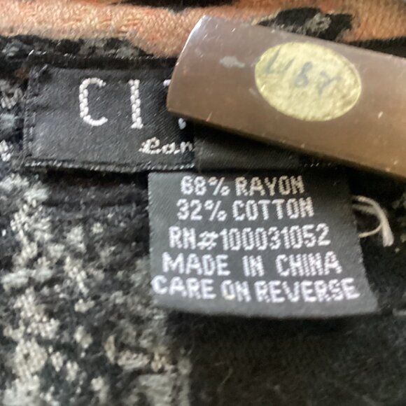 Citron Santa Monica Womens Black Floral Button-Up Jacket Size M - Picture 4 of 16